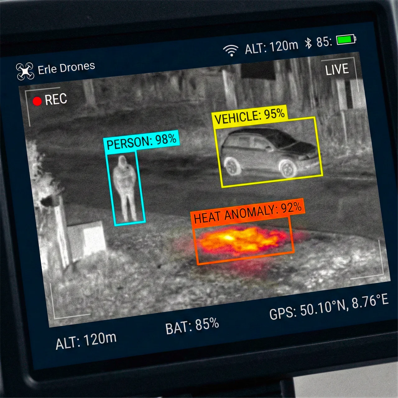 KI Echtzeit Analyse Drohne